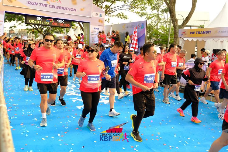 Race photo from CISANGKAN KBP CITY RUN 2025