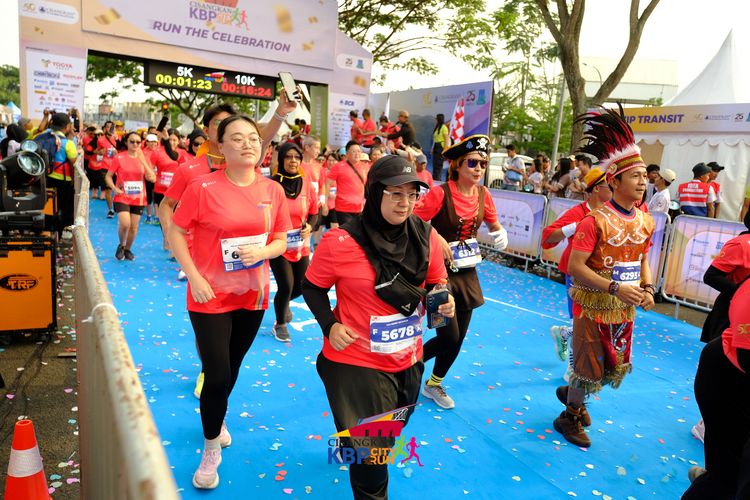 Race photo from CISANGKAN KBP CITY RUN 2025