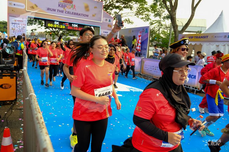 Race photo from CISANGKAN KBP CITY RUN 2025