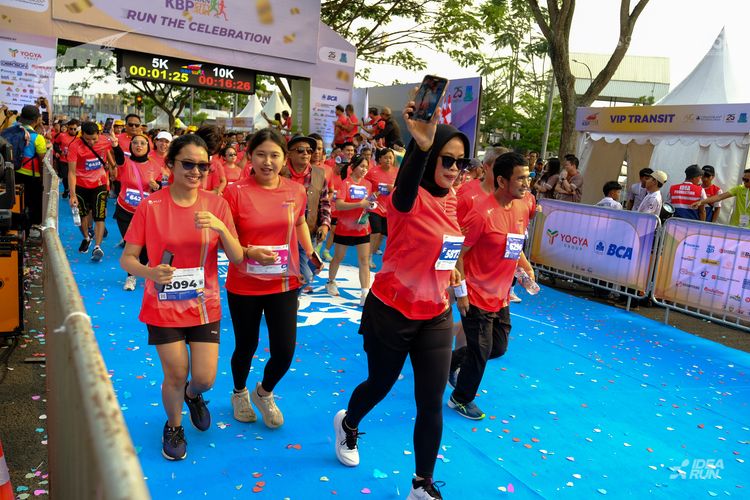 Race photo from CISANGKAN KBP CITY RUN 2025