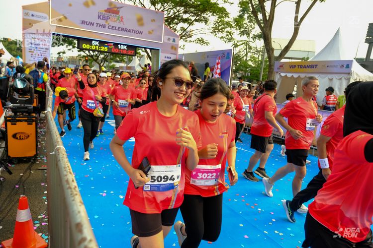Race photo from CISANGKAN KBP CITY RUN 2025