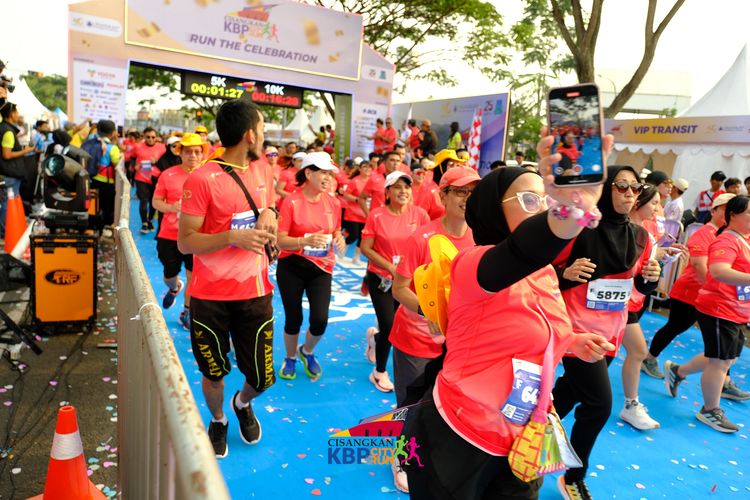 Race photo from CISANGKAN KBP CITY RUN 2025
