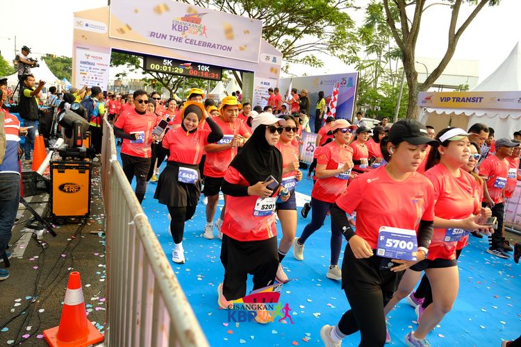 Race photo from CISANGKAN KBP CITY RUN 2025