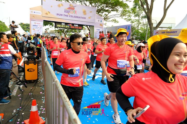 Race photo from CISANGKAN KBP CITY RUN 2025