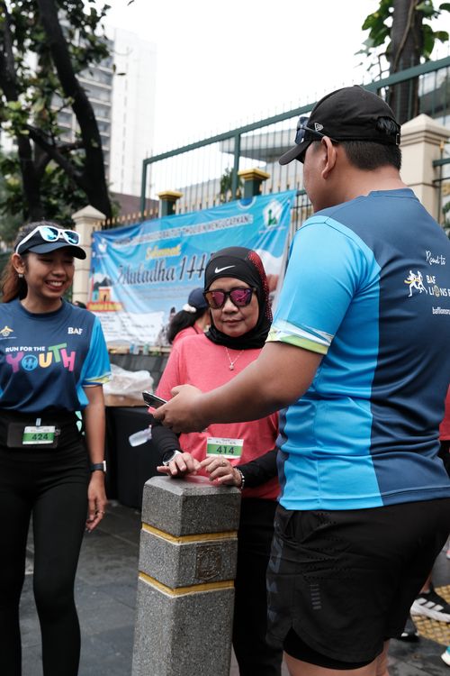 Race photo from Road to BAF Lions Run 2024