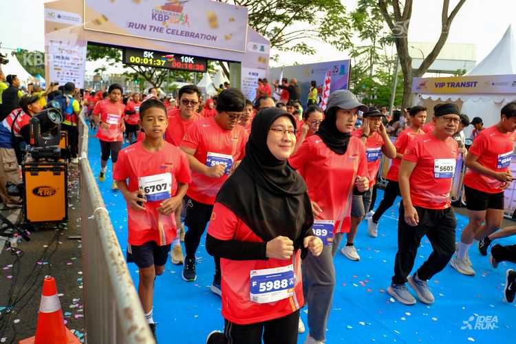 Race photo from CISANGKAN KBP CITY RUN 2025
