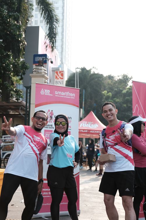 Race photo from Smartfren Run 2024 Vibes