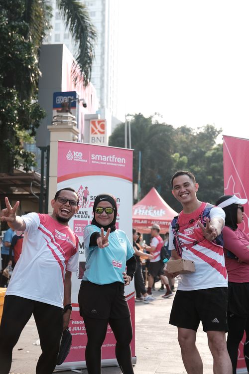 Race photo from Smartfren Run 2024 Vibes