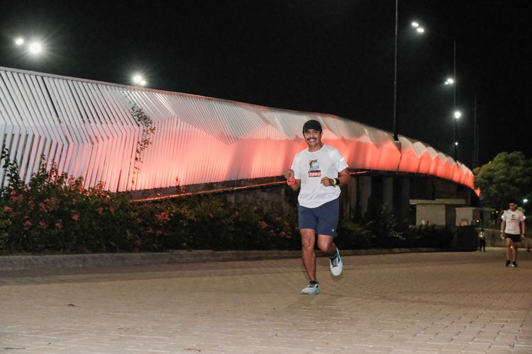 Race photo from PIK NITE RUN VIBES