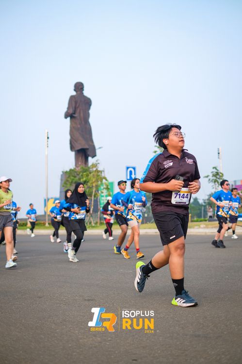 Race photo from ISOPlus Run 2024 Jakarta