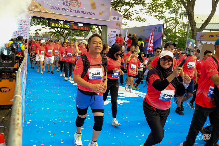 Race photo from CISANGKAN KBP CITY RUN 2025