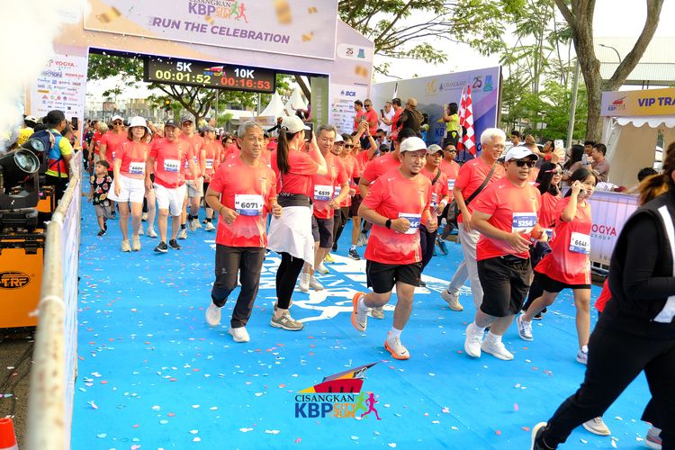 Race photo from CISANGKAN KBP CITY RUN 2025