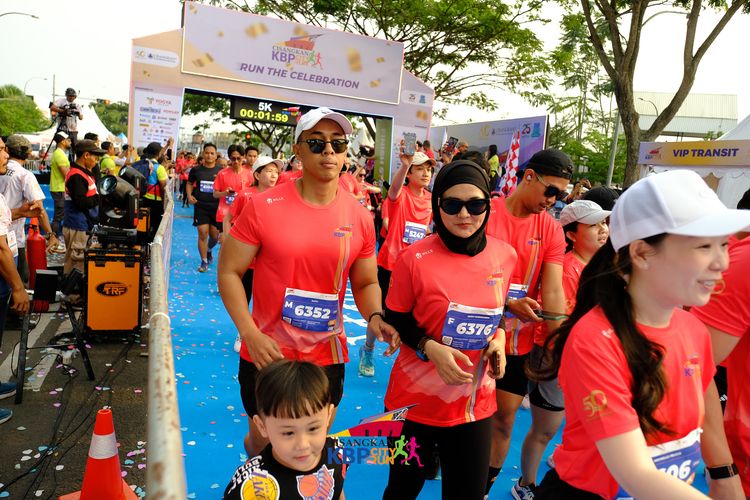 Race photo from CISANGKAN KBP CITY RUN 2025