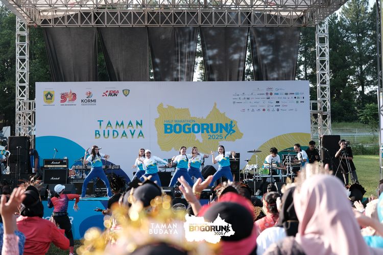 Race photo from Taman Budaya x BOGORUN 2025