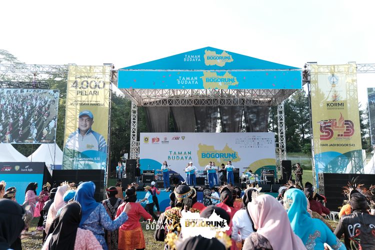 Race photo from Taman Budaya x BOGORUN 2025