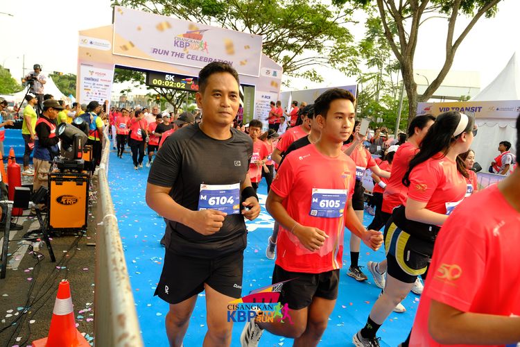 Race photo from CISANGKAN KBP CITY RUN 2025