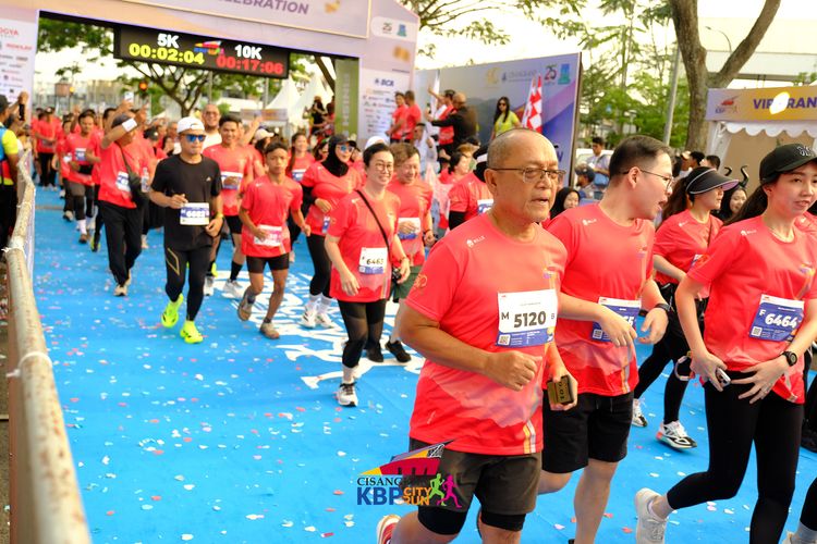 Race photo from CISANGKAN KBP CITY RUN 2025