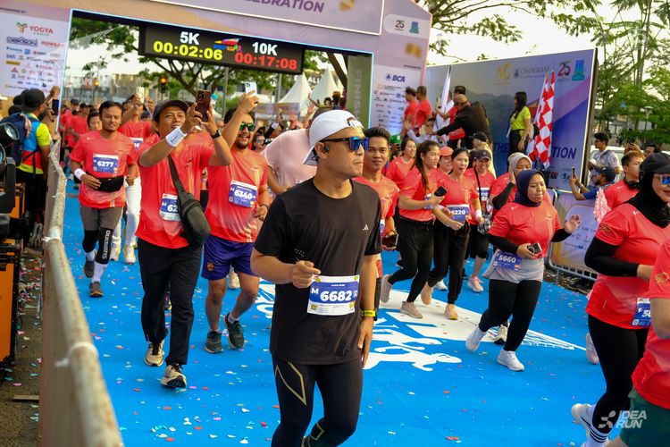 Race photo from CISANGKAN KBP CITY RUN 2025