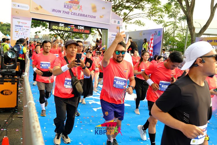 Race photo from CISANGKAN KBP CITY RUN 2025