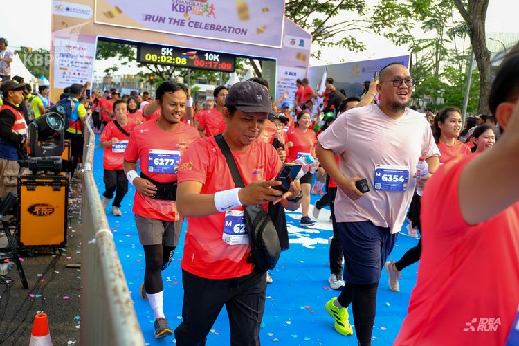 Race photo from CISANGKAN KBP CITY RUN 2025