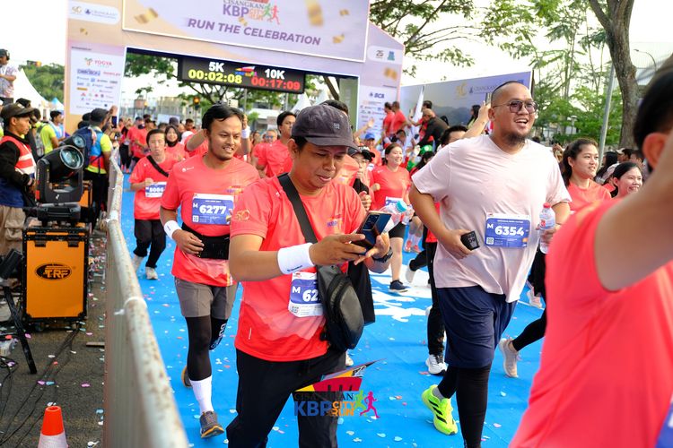 Race photo from CISANGKAN KBP CITY RUN 2025