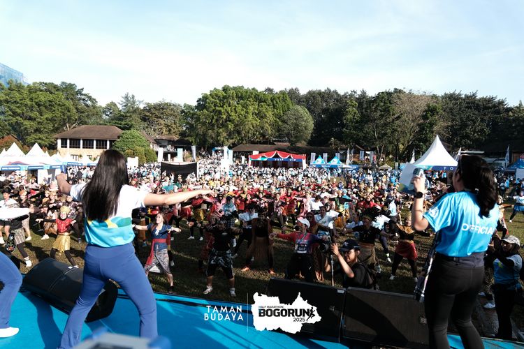 Race photo from Taman Budaya x BOGORUN 2025
