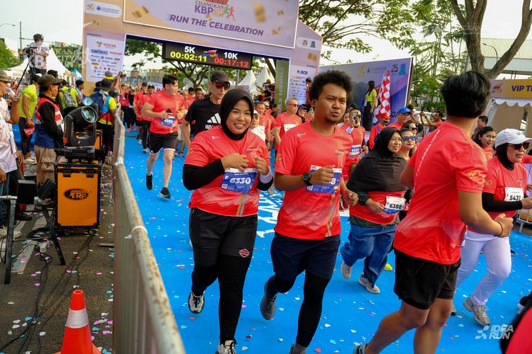 Race photo from CISANGKAN KBP CITY RUN 2025