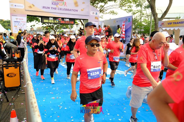 Race photo from CISANGKAN KBP CITY RUN 2025