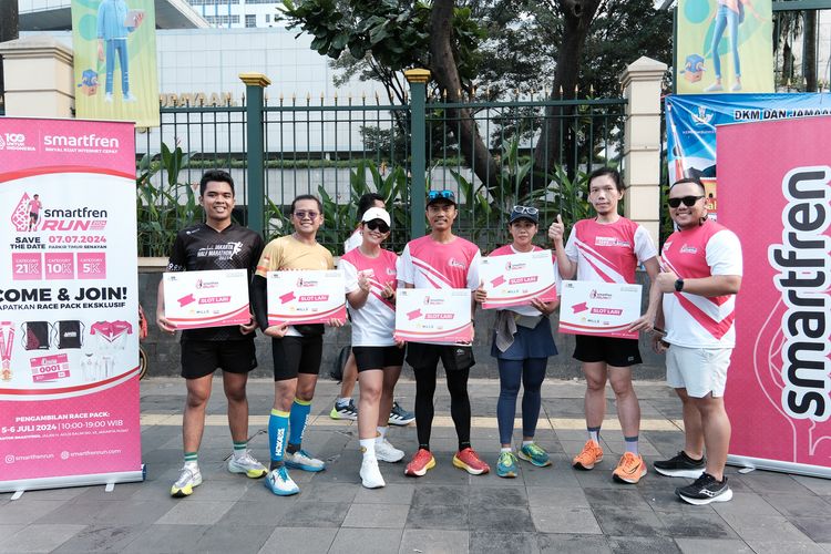 Race photo from Smartfren Run 2024 Vibes
