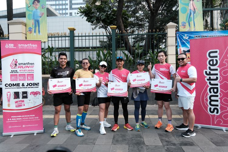 Race photo from Smartfren Run 2024 Vibes