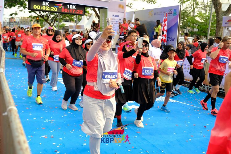 Race photo from CISANGKAN KBP CITY RUN 2025