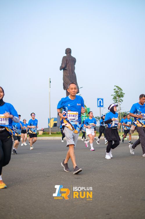 Race photo from ISOPlus Run 2024 Jakarta