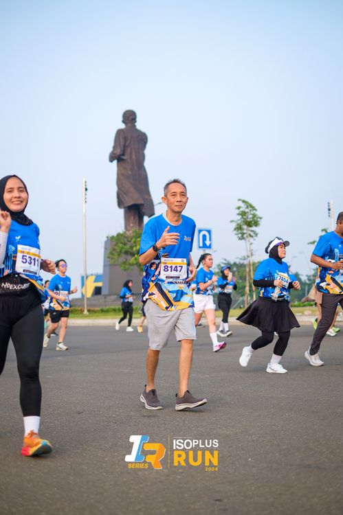 Race photo from ISOPlus Run 2024 Jakarta