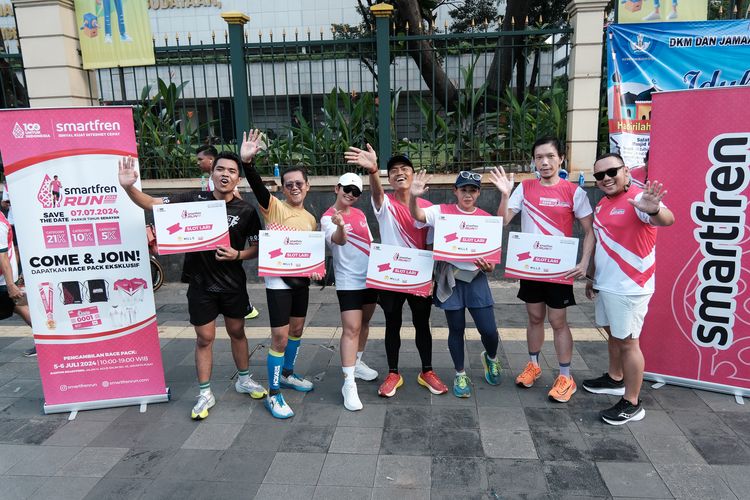 Race photo from Smartfren Run 2024 Vibes