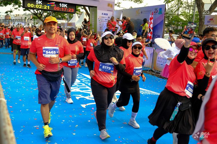 Race photo from CISANGKAN KBP CITY RUN 2025