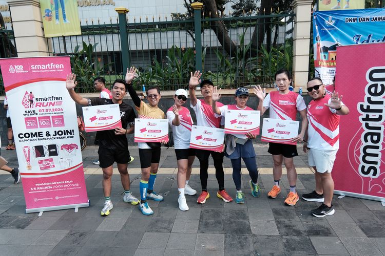 Race photo from Smartfren Run 2024 Vibes