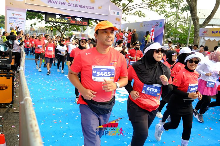 Race photo from CISANGKAN KBP CITY RUN 2025
