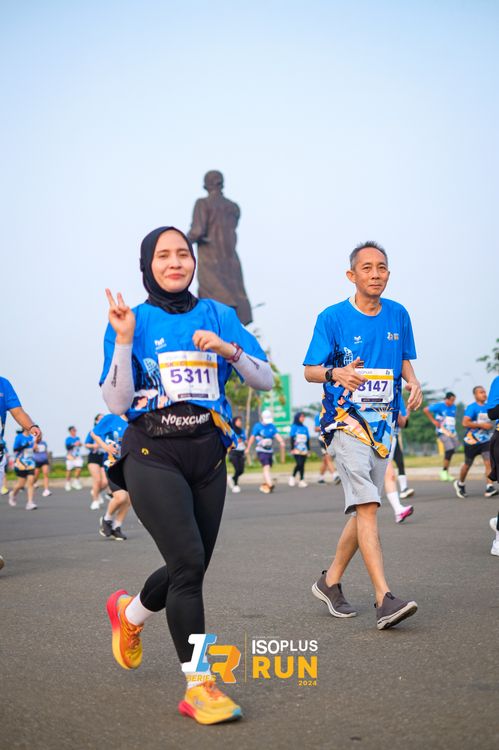 Race photo from ISOPlus Run 2024 Jakarta