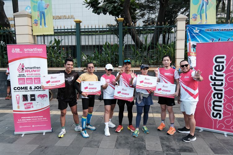 Race photo from Smartfren Run 2024 Vibes