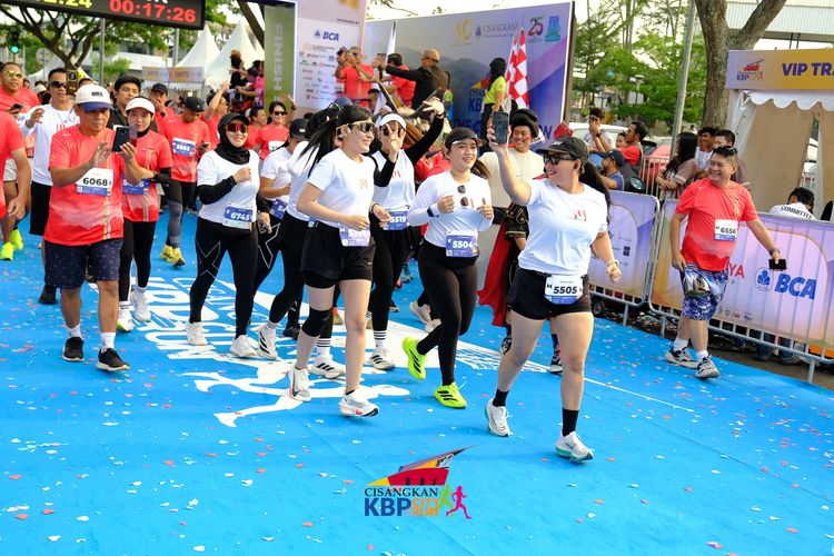 Race photo from CISANGKAN KBP CITY RUN 2025