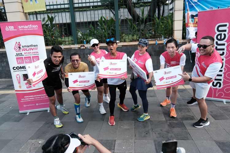 Race photo from Smartfren Run 2024 Vibes