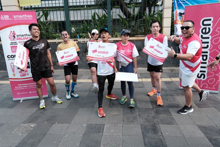 Race photo from Smartfren Run 2024 Vibes
