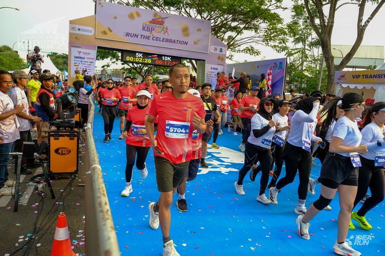 Race photo from CISANGKAN KBP CITY RUN 2025