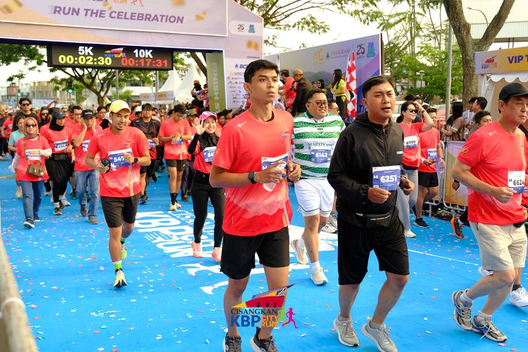 Race photo from CISANGKAN KBP CITY RUN 2025