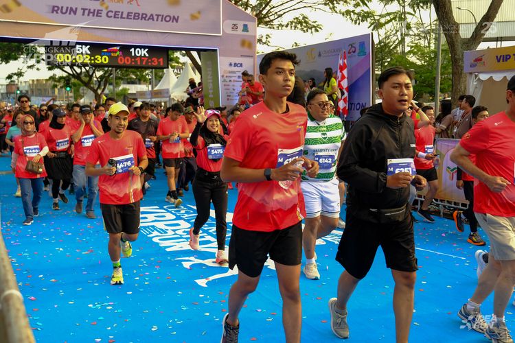 Race photo from CISANGKAN KBP CITY RUN 2025