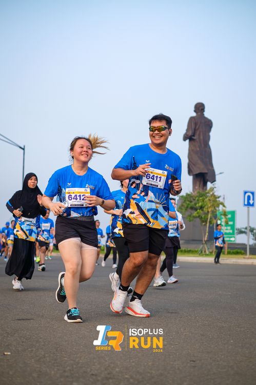 Race photo from ISOPlus Run 2024 Jakarta