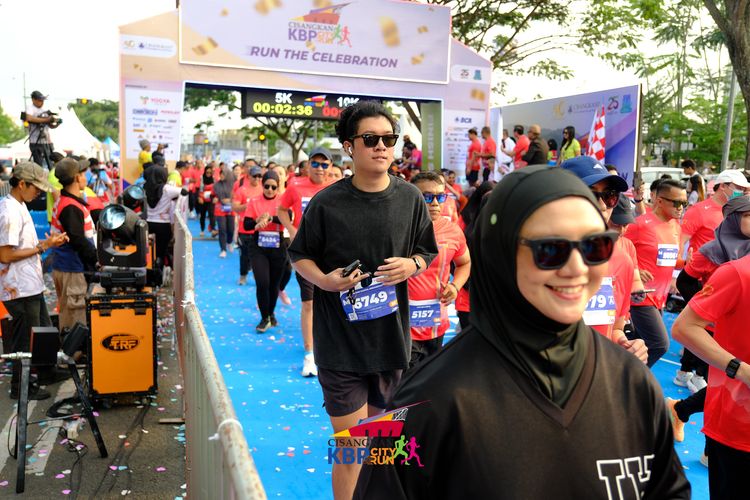 Race photo from CISANGKAN KBP CITY RUN 2025
