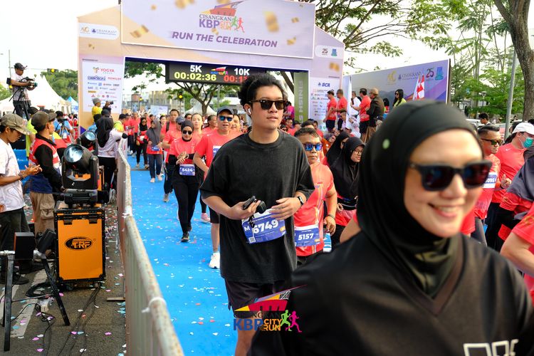 Race photo from CISANGKAN KBP CITY RUN 2025