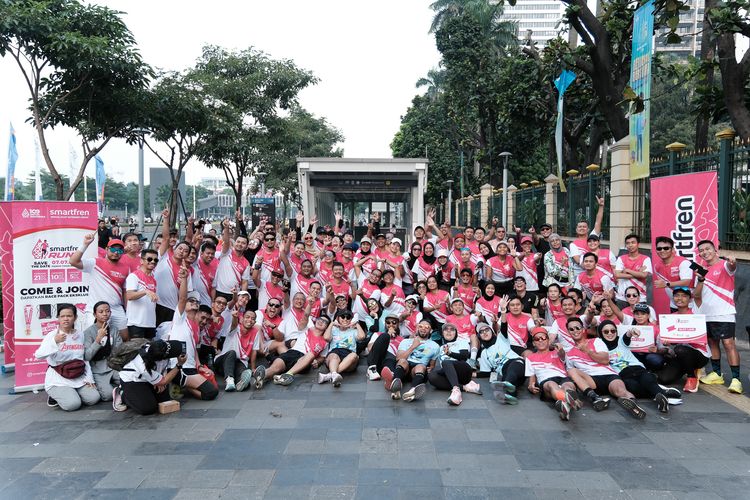 Race photo from Smartfren Run 2024 Vibes