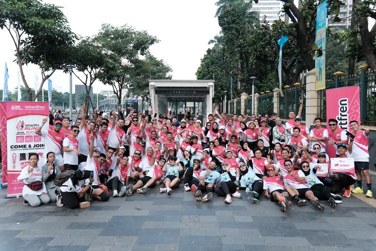 Race photo from Smartfren Run 2024 Vibes